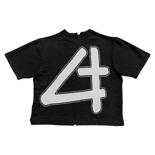 Abyss Torn Ct Tee Jet Black