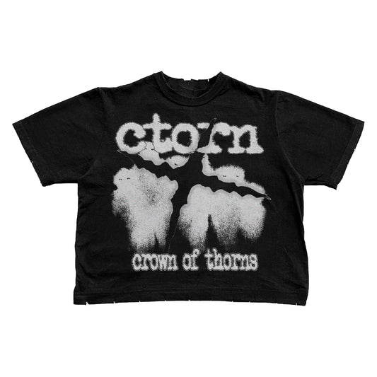 Abyss Torn Ct Tee Jet Black