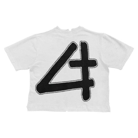 Abyss Torn Ct Tee Optic White